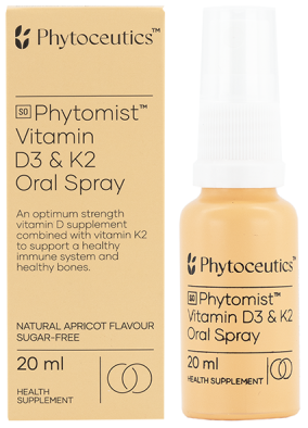 Phytoceutics Phytomist Vitamin D3 & K2 Oral Spray